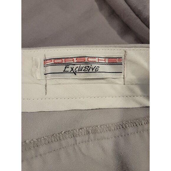 Vintage Sportif USA Porsche Exclusive Shorts Mens 36 Gray Cargo Pockets - Picture 6 of 6